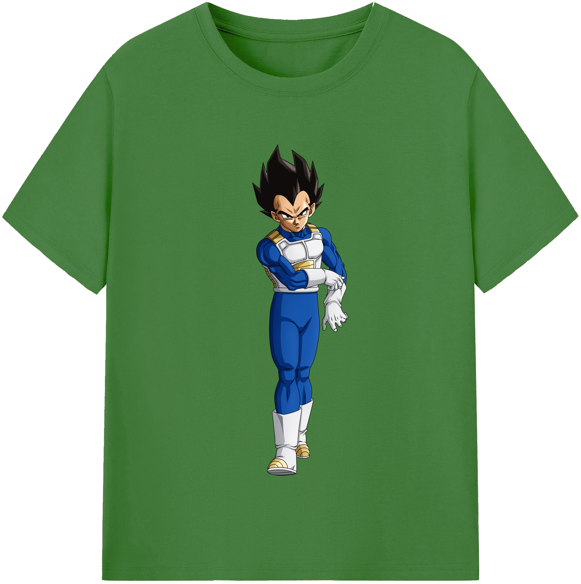 （画像用） ドラゴンボール ベジータ四世（Bejīta Yonsei）DRAGON BALL Vegeta IV レディースカジュアルプリントTシャツ（綿100％）